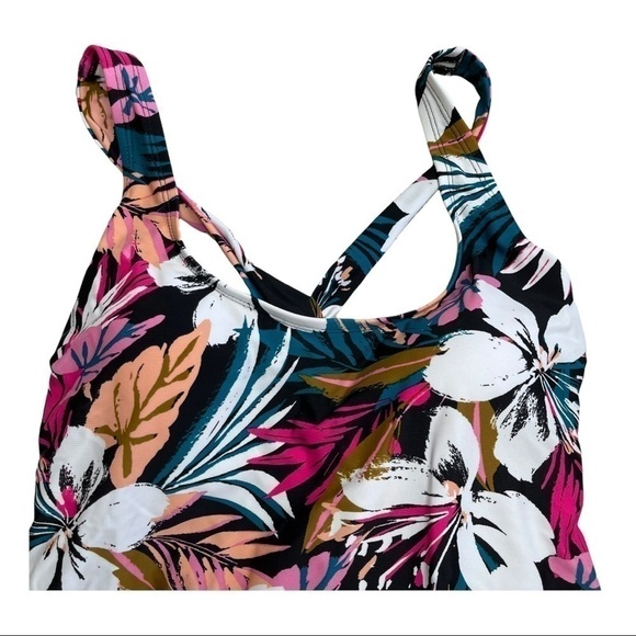 NWT Kona Sol Twist Back Medium Coverage Swimsuit M - Picture 4 of 12